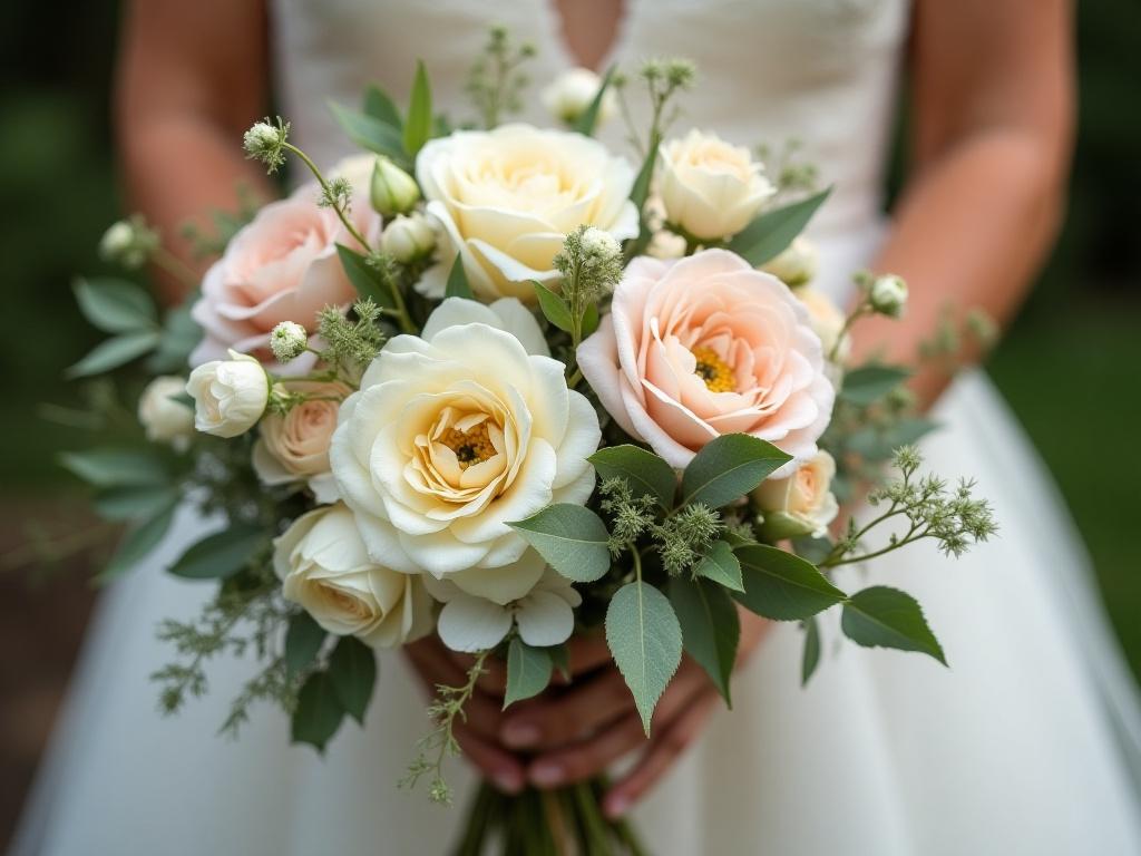 ナチュラルなクラッチブーケ